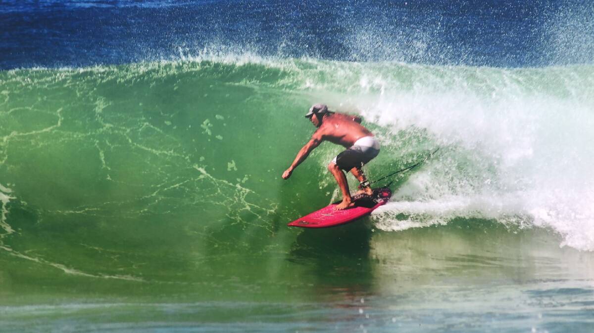 Brett Harris was always an avid surfer. Picture: Supplied
