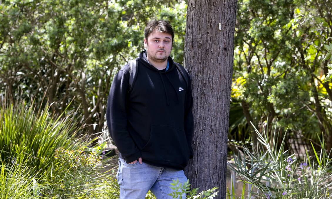 Gig economy: University of Wollongong student Zac Jory was underpaid by his former employer. He believes wage theft is rife in the city. Picture: Anna Warr