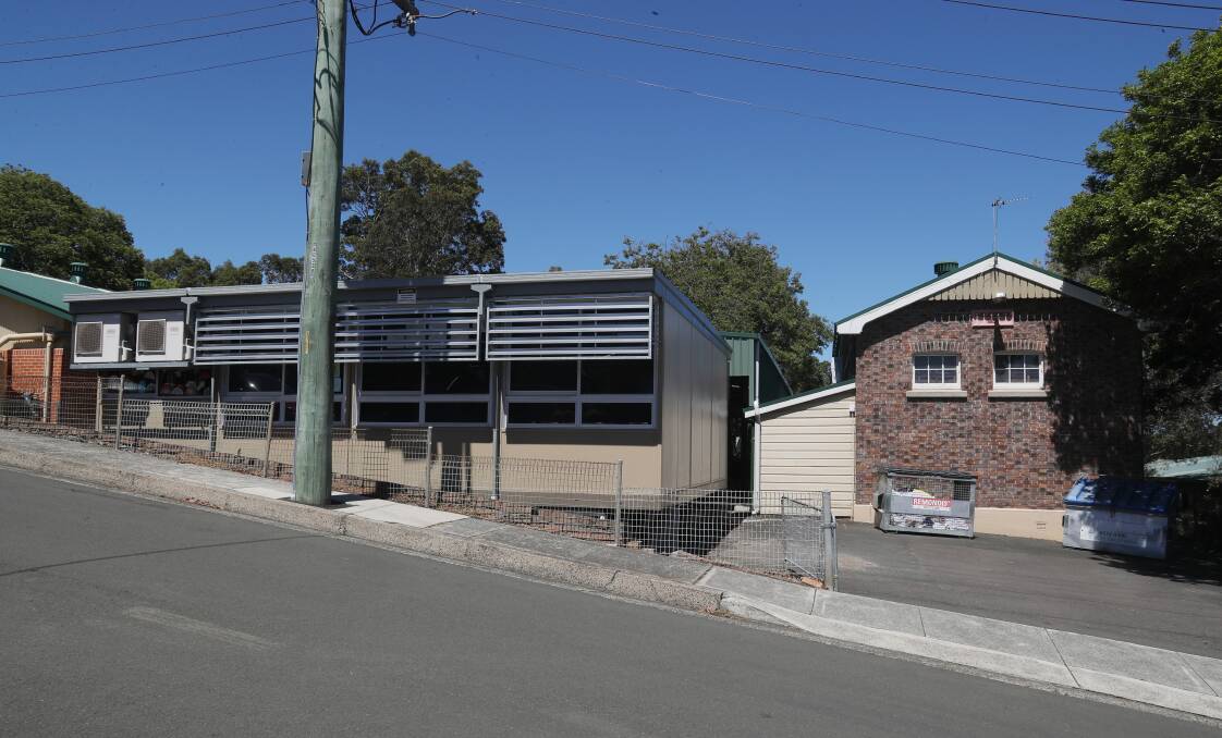 MP disappointed: The demountables in Keiraville Public School are just some of 71 buildings at schools in the Keira electorate. Picture: Robert Peet