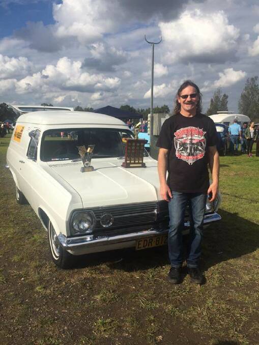 Ben Round and his partner Colleen Cook are big Holden car enthusiasts. Picture: Supplied