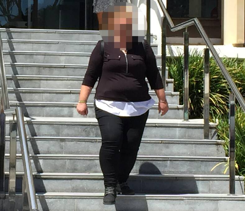 Upset: An Illawarra woman appeared in court for sentencing after admitting to failing to provide for and causing danger to a child in her care. Picutre: Ashleigh Tullis