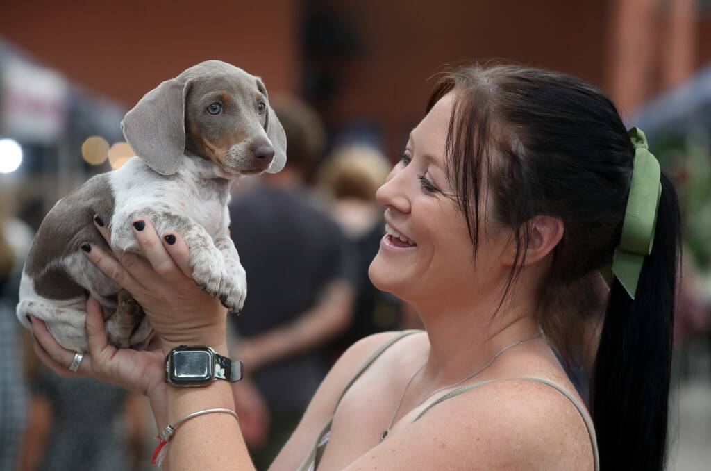 Hundreds of people and their pooches visited the first day of the inaugural Illawarra Pet Fest at Bulli Showground. Pictures: Robert Peet