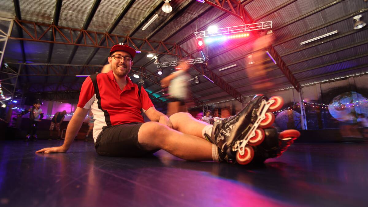 Good times roll: District Skate manager Michael Ford can't wait to offer sensory, wheelchair and pram-friendly skate sessions. Picture: Robert Peet