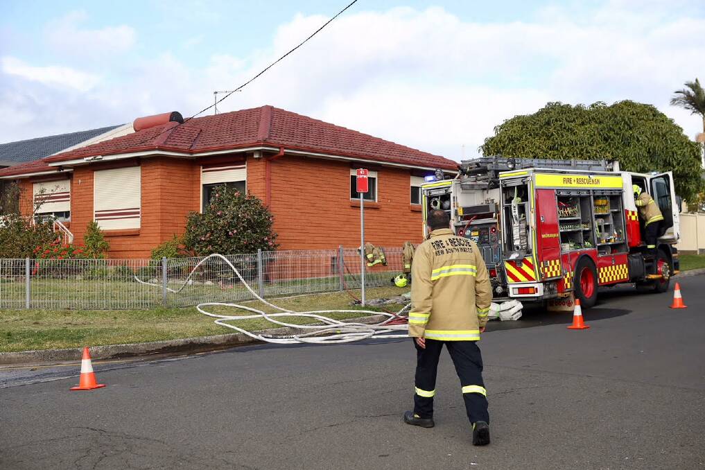 Gas bottle explosion: An elderly man was injured when a house was set on fire on July 4. Pictures: Adam McLean