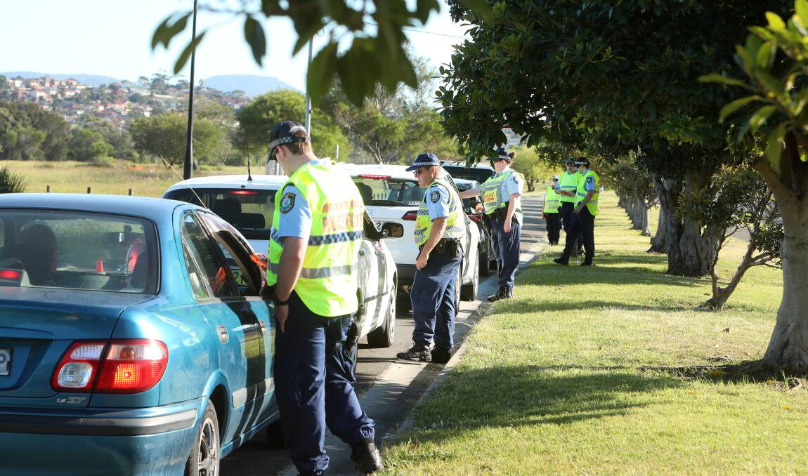 Police were once again conducting stationary random breath tests across the long weekend. File picture: Sylvia Liber