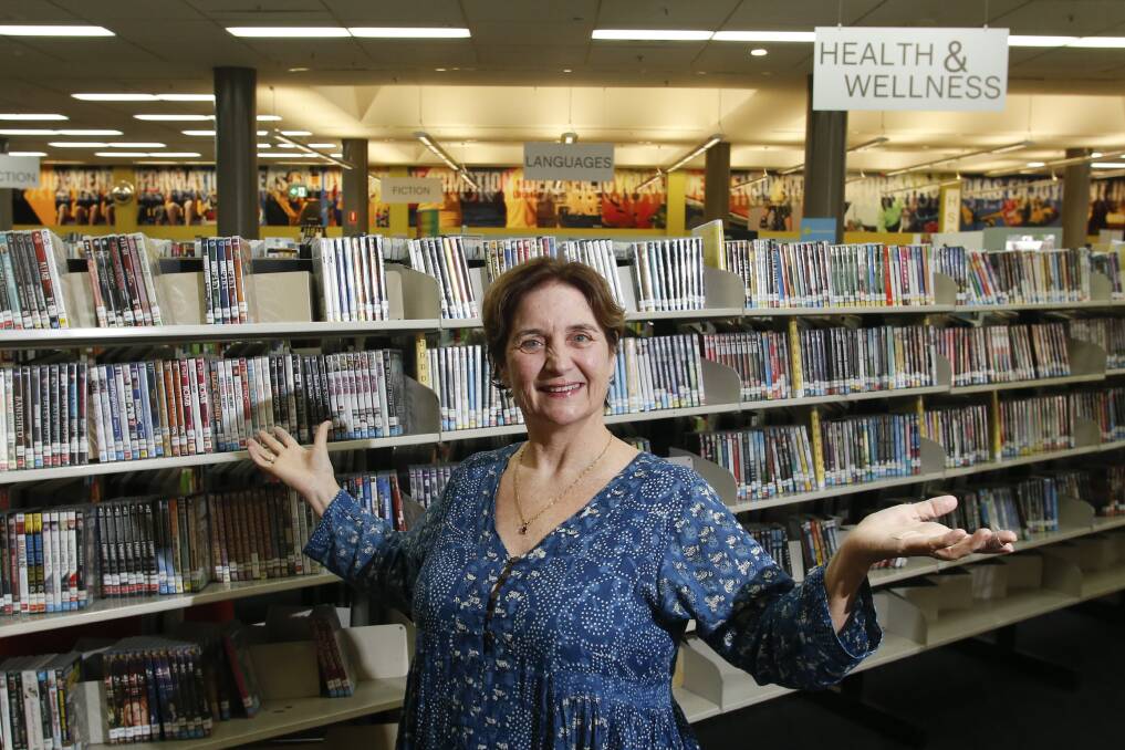 Wollongong library manager Jenny Thompson wants the library to be welcoming place for everyone in the community. Picture: Anna Warr