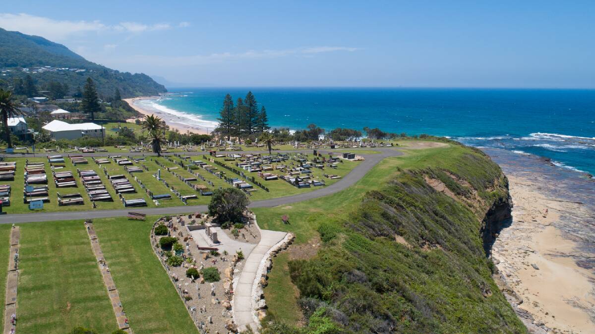 Wollongong City Council is conducting an environmental impact statement so it can upgrade Scarborough Wombarra Cemetery. Picture: Wollongong City Council