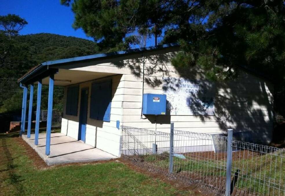Run down: Wollongong City Council will transform the old Otford tennis clubhouse into a social hub for the community. Picture: Wollongong City Council