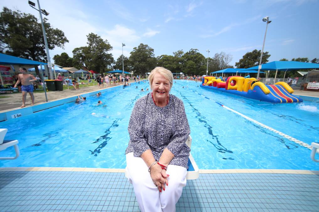 The 50 metre pool at Oak Flats has been named after dedicated swmimming coaches Ted and Helen McKay. Picture: Sylvia Liber