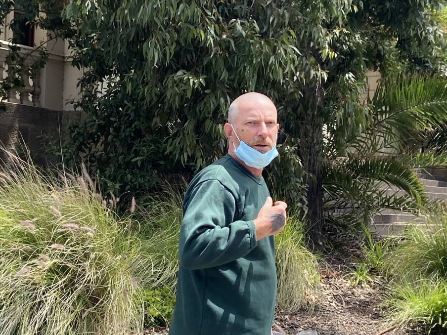 Acquitted: Glenn Butler walked free from Wollongong courthouse after spending nine months behind bars over allegations he produced and possessed child abuse material.