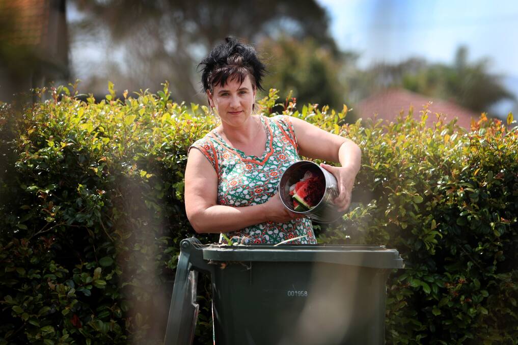 Waste war: Councillor Mithra Cox wanted Wollongong City Council to introduce a food organics service in October last year so food waste is composted not dumped in landfill. File Picture: Sylvia Liber