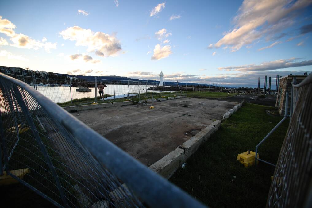 The contaminated site has been fenced off for years. Picture: Adam McLean