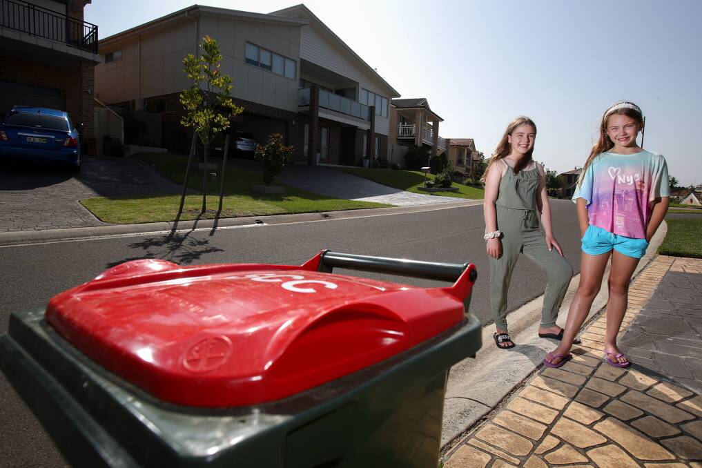 Passionate: The Young Citizens of the Year Jasmine and Sienna Kaschubs were nominated for their commitment to the environment and waste minimisation. Picture: Adam McLean