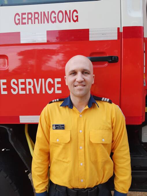 Gerringong's Rural Fire Service captain Andrew Downes has been named Kiama's Citizen of the Year. Picture: Supplied