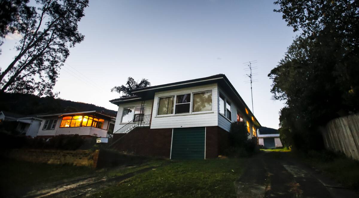 New plan: The site at 28 George Street, Thirroul is earmarked for development with a proposed four townhouses. Picture: Anna Warr