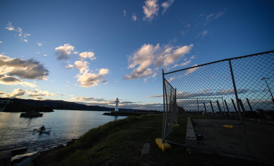 First step: The Central Pier has been fenced off to the public because it is a contaminated site. Contractors can now apply to remediate it. Picture: Adam McLean