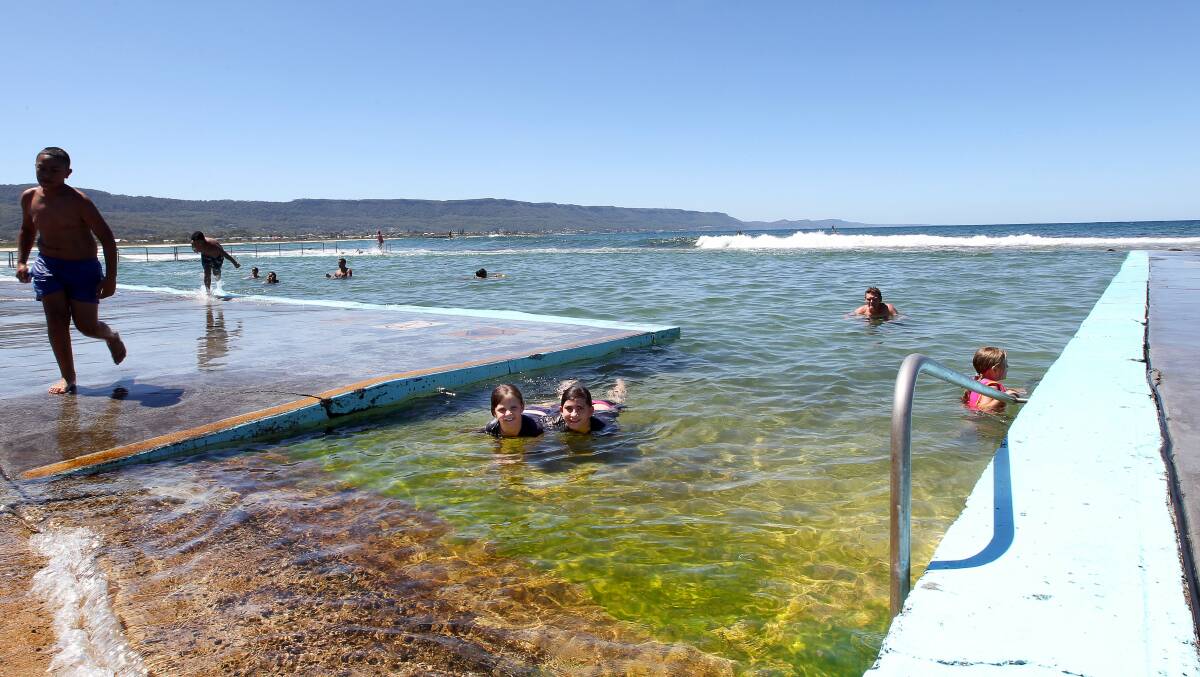 Wollongong City Council will upgrade Bellambi rock pool after it awards a tender for the the works. Picture: Sylvia Liber