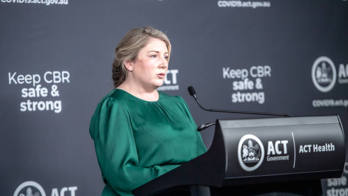 Canberra Health Services acting clinical director of obstetrics Natalie De Cure says it's crucial for pregnant women to get the vaccine. Picture: Karleen Minney 