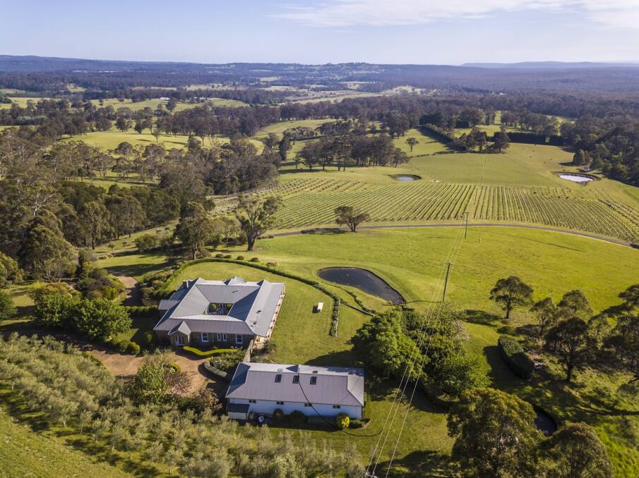 An absolute gem of a property.  Vines and olives with stunning views towards the Nepean