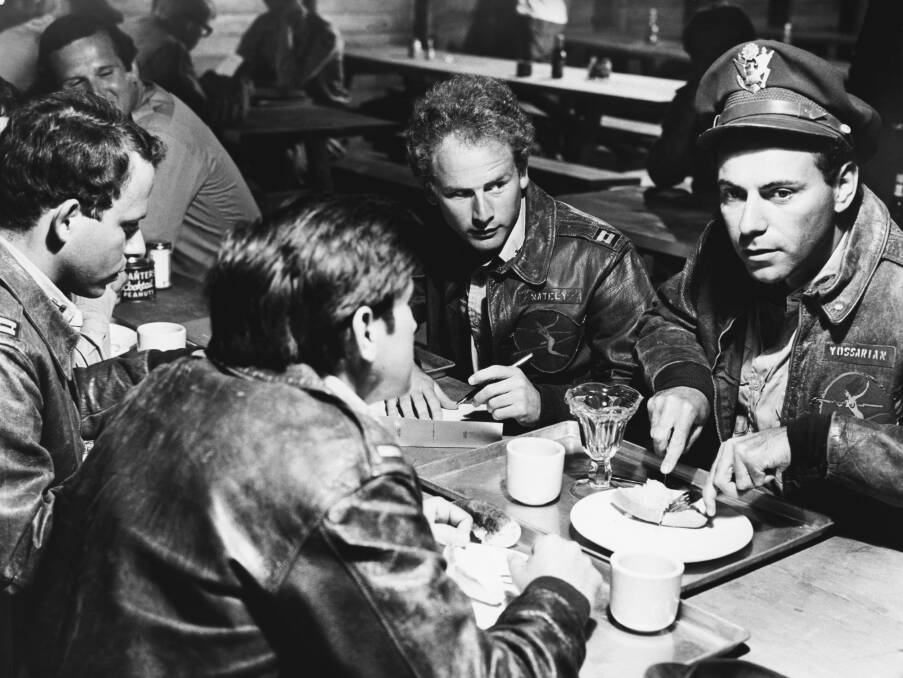 Art Garfunkle and Alan Arkin in a scene from Catch 22. Picture: Getty Images