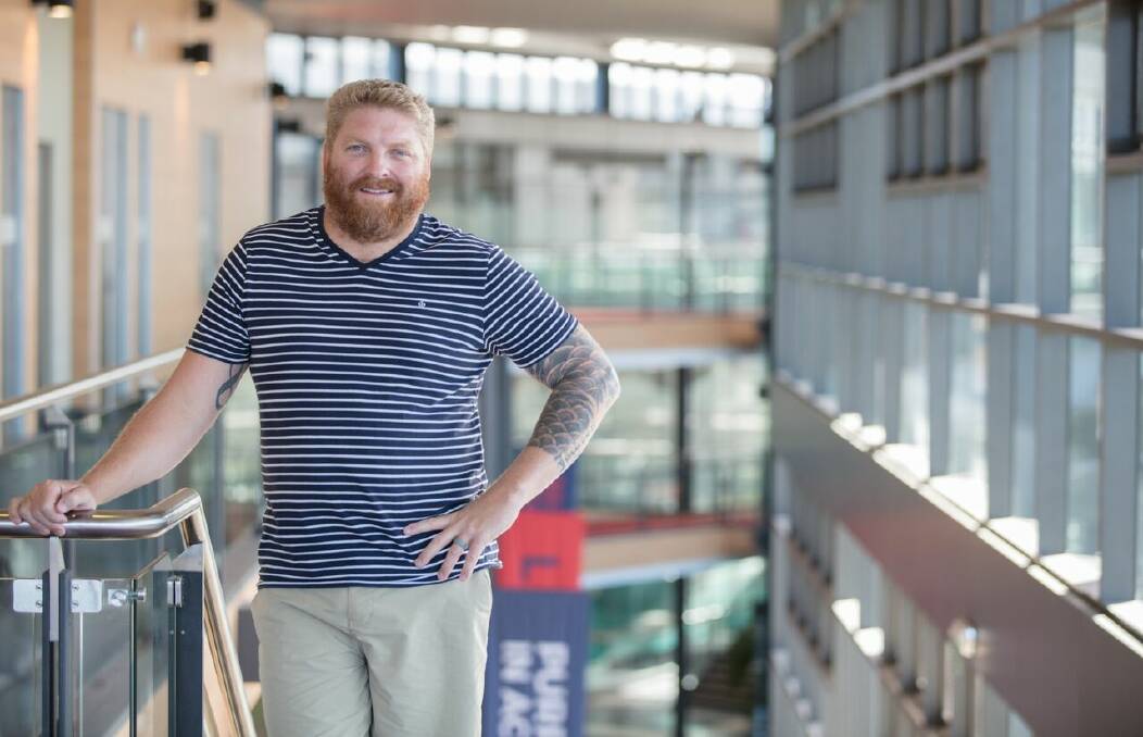 Dallas Hodgetts: Completing the University Access Program (UAP) in 2016, Dallas learnt the crucial steps at UOW College to navigate a university degree at UOW.