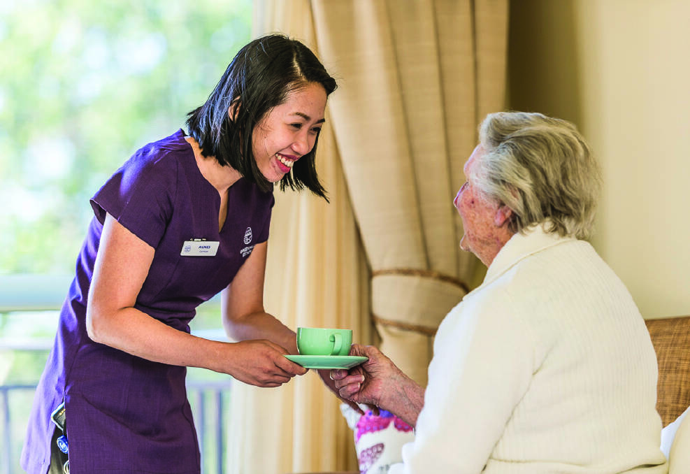Caring: The highly experienced team deliver exceptional 24/7 nursing care and support for residents.