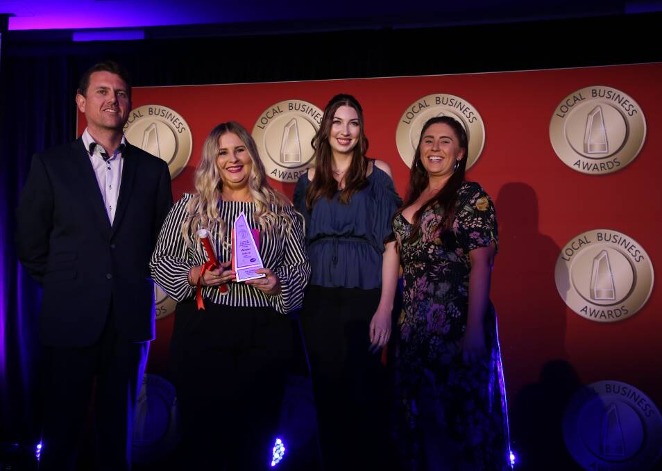 Pet Care winner 2019: Foxy Hounds were excited to be given the award, presented by Daniel Cratchley, ACM local sales manager.