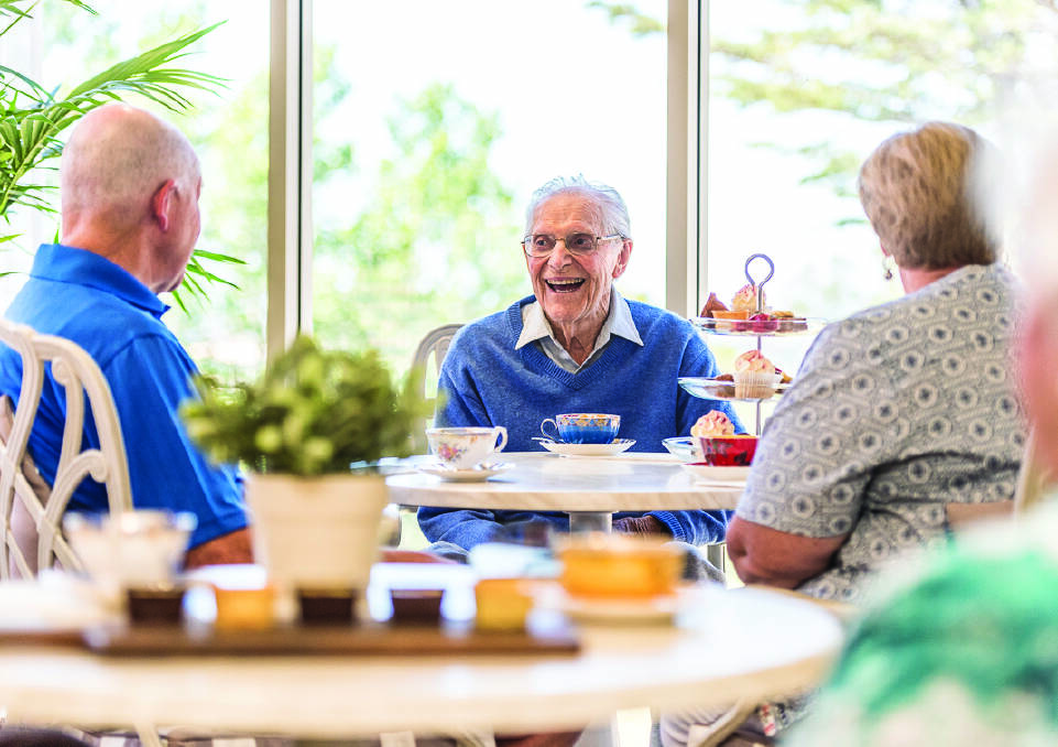 Family environment: Greenhill Aged Care in Figtree is set in a tranquil, heritage-listed estate with plenty of spaces to entertain family and friends.