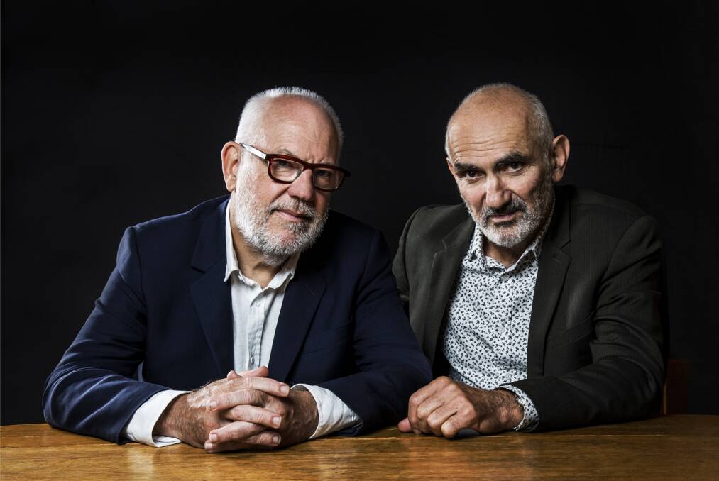 MEETING OF MINDS: Paul Grabowsky and Paul Kelly have long wished to collaborate after becoming friends 25 years ago. Picture: Pia Johnson