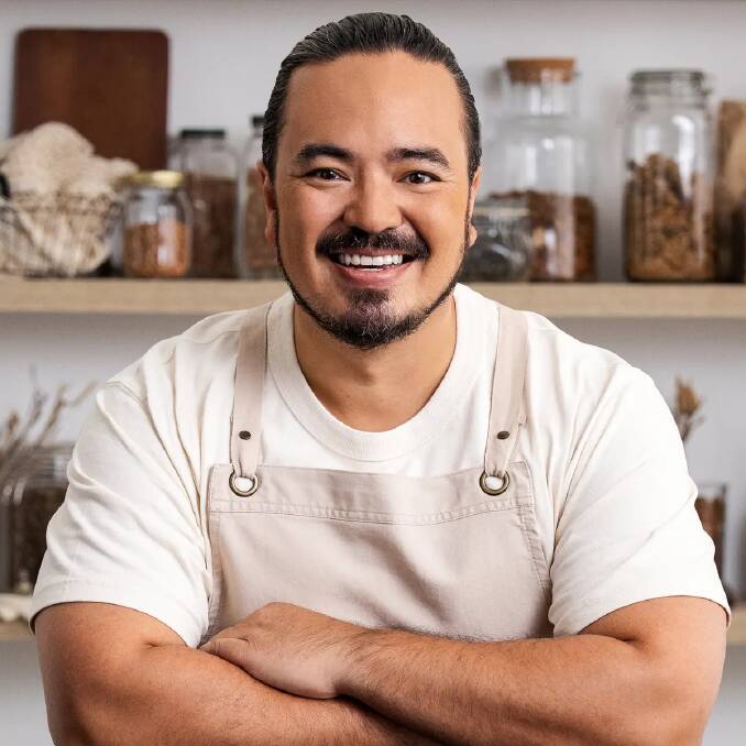 On his way: Popular Australian chef Adam Liaw has been named as the star act at October's Food and Wine Festival at The Waterfront. Picture: supplied