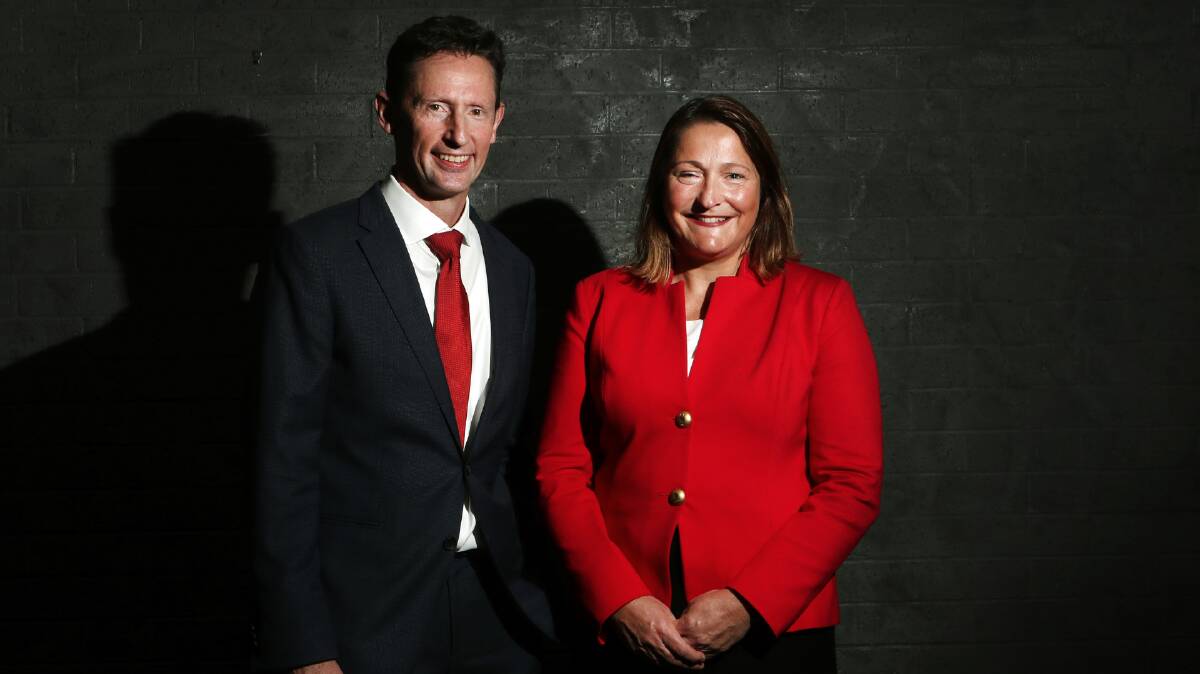 STANDING AGAIN: Labor incumbents Stephen Jones and Fiona Phillips will defend their seats in Whitlam and Gilmore respectively.. Photo: Sylvia Liber
