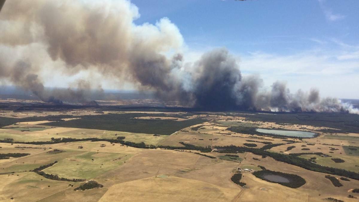 The Gosse fire that tore through Kangaroo Island.