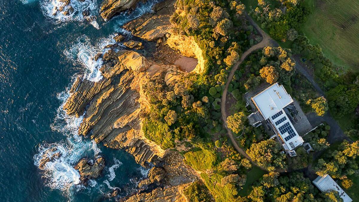 A clifftop home on the South Coast has sold to Aussie expats after 18 months on the market. Picture supplied
