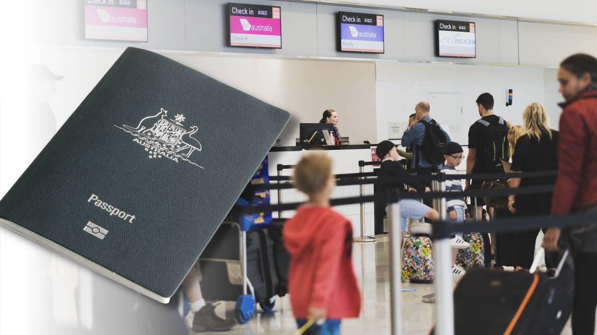 There were 1.2 million routine passports issued between June 1 and November 29 this year. Picture by Dion Georgopoulos