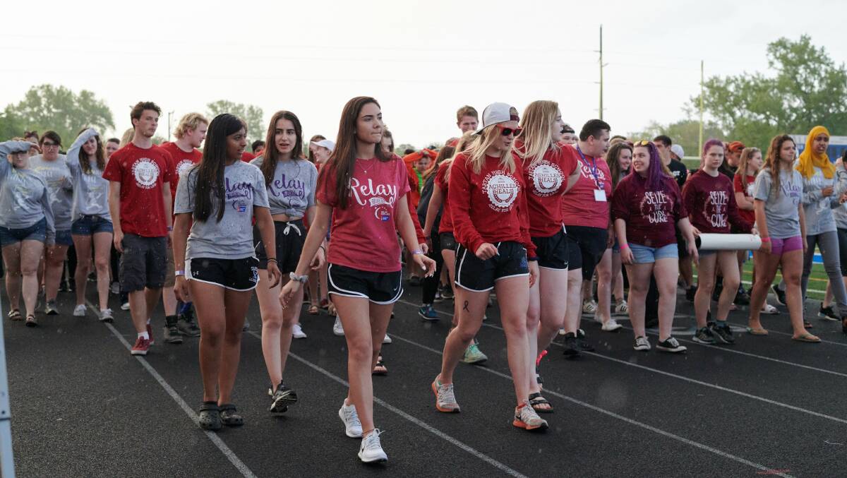 Tartan High School raised $US1 million via the Relay For Life cancer fundraiser in the decade to 2012. Photo: David Bowman