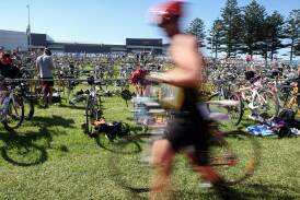 Belmore Basin has been the home of many a Wollongong triathlon over the years. Picture by Sylvia Liber