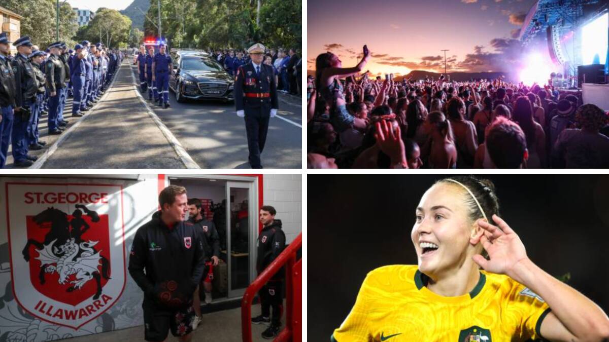 From the celebration of Steven Tougher's life, top left, to music festivals, to the Women's World Cup and the Dragons, phhotographer Adam McLean was there.
