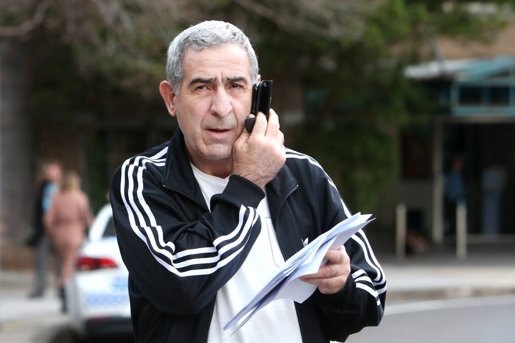 Berkeley killer Ljube Velevski in Wollongong Police Station after being released on bail from court on Saturday morning. Picture: Sylvia Liber