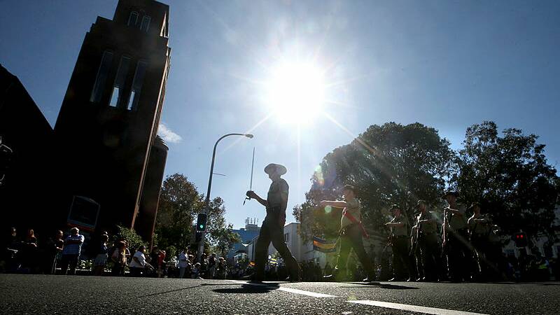 SUN? Not this year on Anzac Day. Photo: Adam McLean