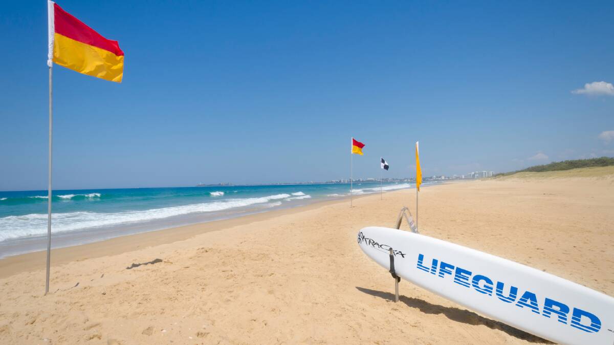 Surf life savers are urging people to swim between the flags and learn how to identify a rip.