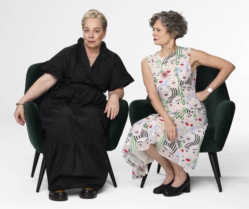 Author Kaz Cooke and comedian Judith Lucy are bringing their menopause-based show to Wollongong in May 2024. Picture by Nicole Reed.