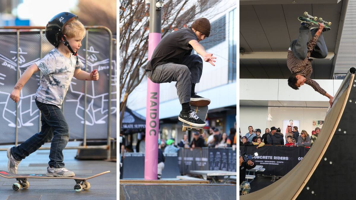 Scenes from the 2023 CitySkate extravaganza in Wollongong. Pictures by Adam McLean