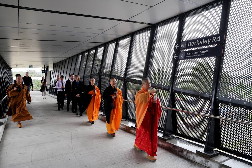 November 24: Unanderra station was opened with a blessing by Buddhist monks from the Nan Tien Temple.