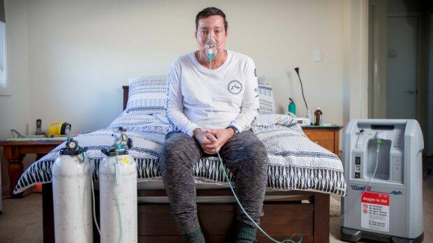 Chris Parmangos was about 15 years into his job as a labourer in Sydney when he was diagnosed with lung disease from exposure to silica dust. Photo: Lindsay Moller