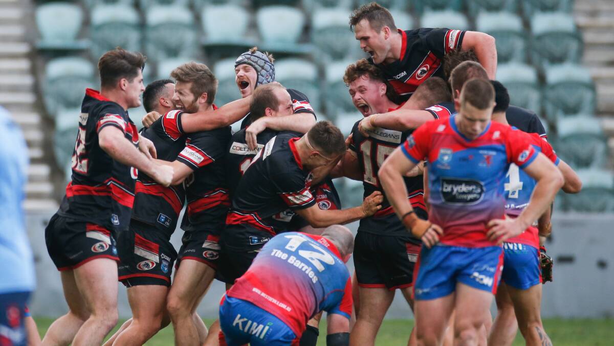 Collegians win the 2022 Illawarra District Rugby League grand final. Picture by Anna Warr