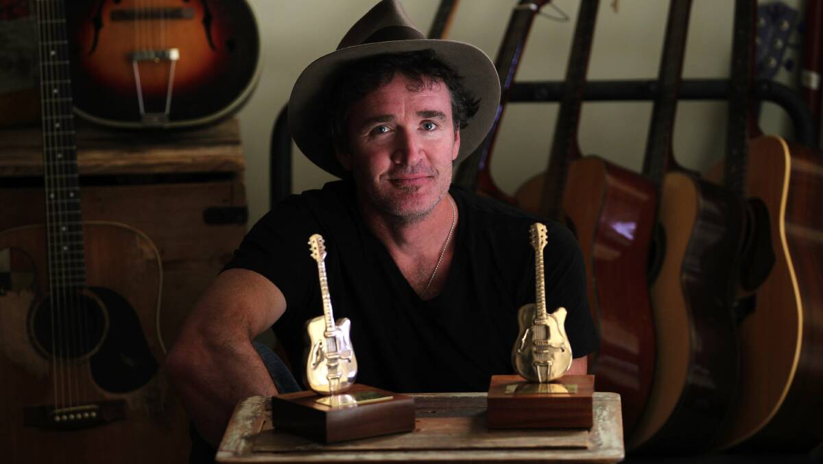 Multiple Golden Guitar winner Luke O'Shea. Picture by John Veage.