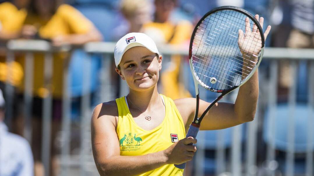Ashleigh Barty, who was named the 2020 Young Australian of the Year on Saturday night. Picture: Dion Georgopoulos