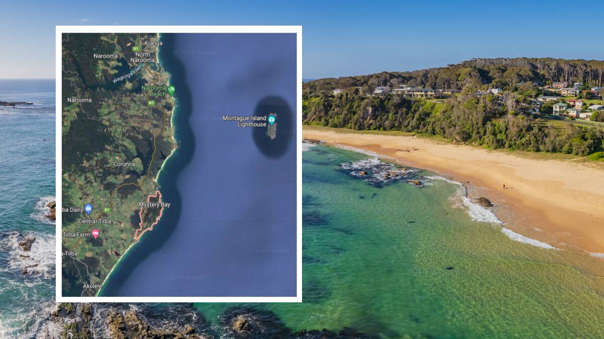 Mystery Bay, south of Narooma, was rocked in the early hours.