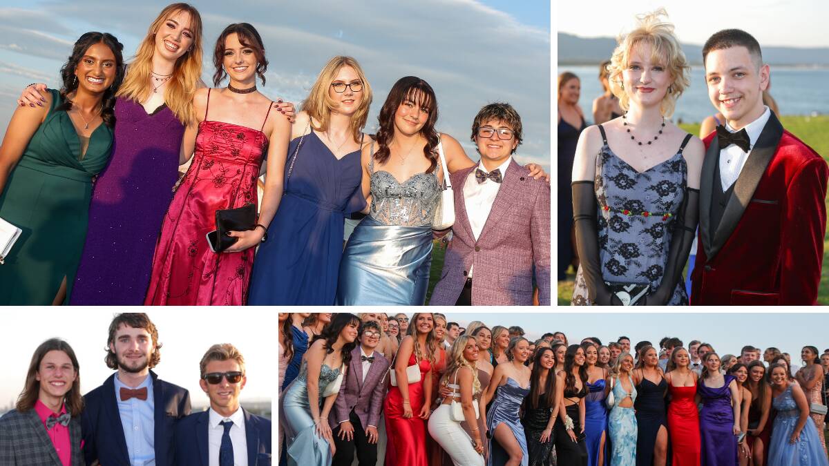 Glam pictures from Woonona High School Year 12 formal