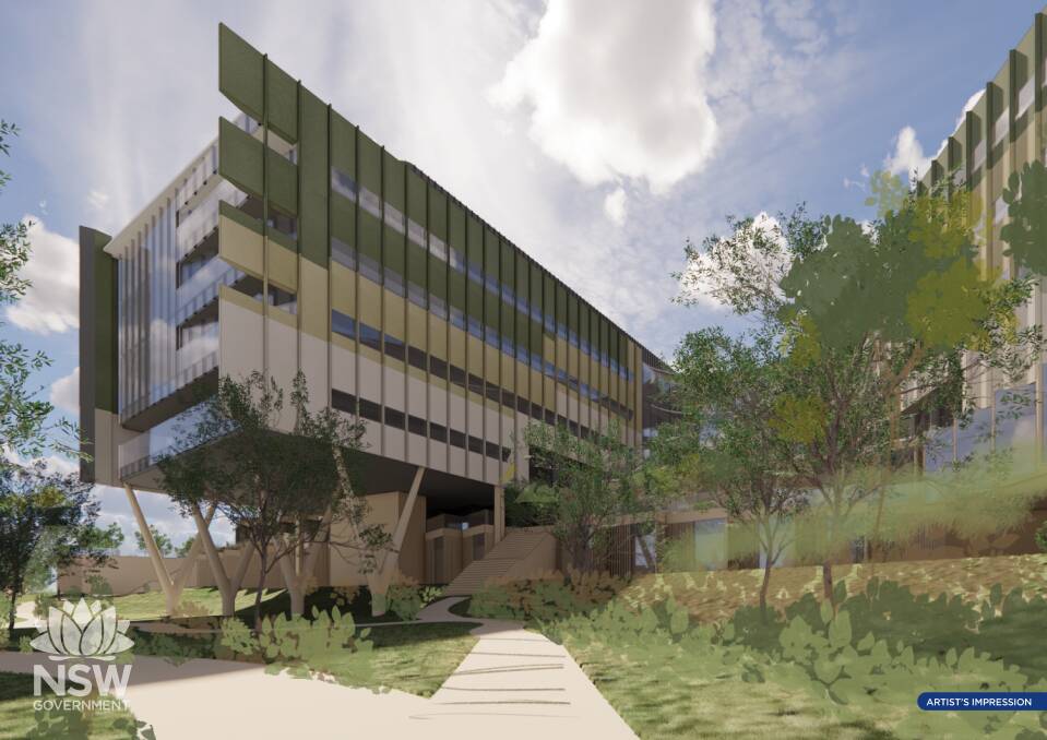An artist's impression of the new $700m Shellharbour Hospital. Pictures supplied by NSW Health